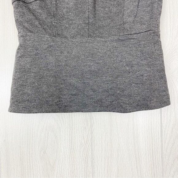 Cabi | Dark Gray Peplum Tank Top Size 6 - Picture 7 of 10